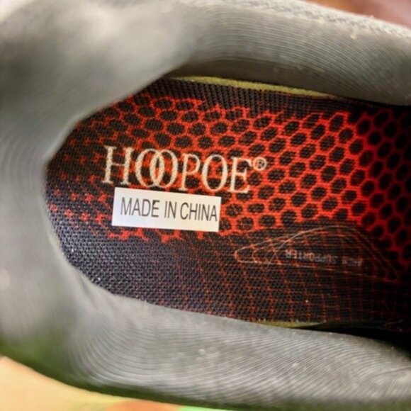 Hoopoe Slip-On Featherlight 9 oz Walking Sneakers Black Gray Sparkle Women's 8 - Picture 4 of 6